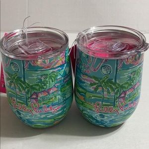 NWT Lilly Pulitzer stemless tumbler